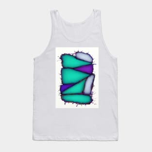 Crushed turquoise Tank Top